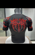 Black and Red Compression Gym shirt